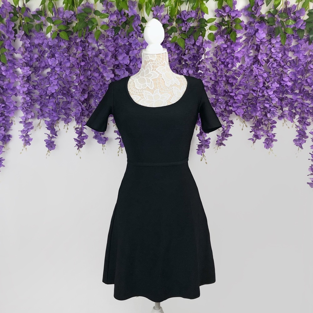 Classic Black Fit-and-Flare Dress - Women's